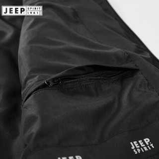 吉普JEEP 羽绒马甲男2020秋冬羽绒服休闲连帽无袖坎肩中青年马夹外套韩版修身背心男 LST7372 军绿色 3XL