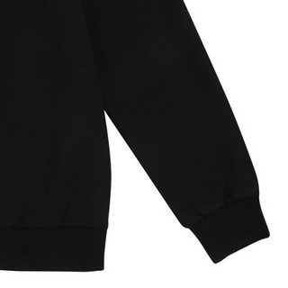 MLB卫衣男女通用情侣装NY洋基队韩版休闲长袖T恤圆领套头衫31MT02 黑色NY 85/XS (尺码偏大）