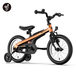 Ninebot九号14寸橙色童车-Ninebot Kids Bike 宝宝男女儿童2-3-4-5-6岁铝合金单车脚踏车自行车 活力橙