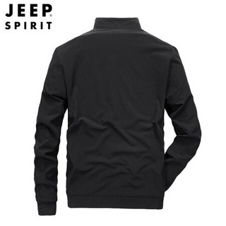 吉普 JEEP 夹克男2020秋款休闲立领男士上衣男装外套男 RHL2820 蓝色 2XL