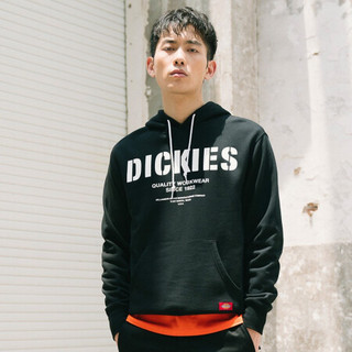 Dickies卫衣 20秋冬 卫衣男 宽松连帽卫衣 大口袋 运动休闲卫衣 长袖卫衣男 潮流百搭上衣 DK008159 黑色 S