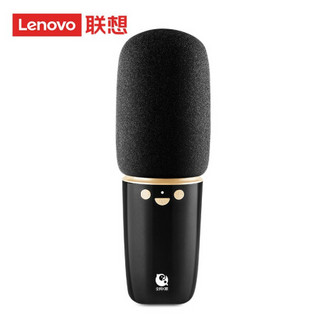 联想（Lenovo）麦克风 无线蓝牙音响一体话筒 TWS双人合唱麦 家庭ktv儿童声卡变音话筒 BM30S