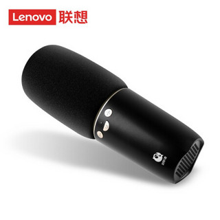 联想（Lenovo）麦克风 无线蓝牙音响一体话筒 TWS双人合唱麦 家庭ktv儿童声卡变音话筒 BM30S