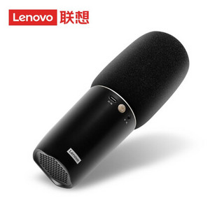 联想（Lenovo）麦克风 无线蓝牙音响一体话筒 TWS双人合唱麦 家庭ktv儿童声卡变音话筒 BM30S