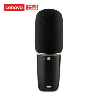 联想（Lenovo）麦克风 无线蓝牙音响一体话筒 TWS双人合唱麦 家庭ktv儿童声卡变音话筒 BM30S
