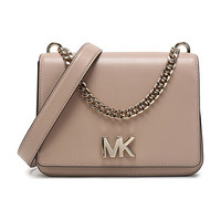 迈克·科尔斯 MICHAEL KORS MK女包 MOTT系列皮质手提单肩斜挎包驼棕色大号 30T8TOXL9L TRUFFLE