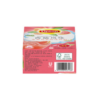 立顿Lipton 果汁粉 西柚风味茉莉花茶粉10条装100g 固体饮料 速溶冲饮果珍粉 冲调饮品