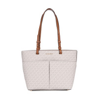MICHAEL KORS 迈克·科尔斯 MK女包 BEDFORD系列 女士人造革手提单肩包 香草色中号 30T9GBFT2B VANILLA/ACRN