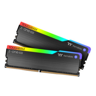 Thermaltake 曜越 钢影 TOUGHRAM Z-ONE DDR4 3200MHz RGB 台式机内存 灯条 黑色 16GB 8GB*2 R010D408GX2-3200C16A