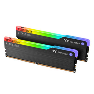 Thermaltake 曜越 钢影 TOUGHRAM Z-ONE DDR4 3200MHz RGB 台式机内存 灯条 黑色 16GB 8GB*2 R010D408GX2-3200C16A