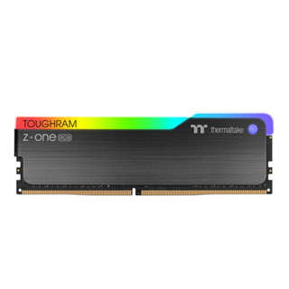 Thermaltake 曜越 钢影 TOUGHRAM Z-ONE DDR4 3200MHz RGB 台式机内存 灯条 黑色 16GB 8GB*2 R010D408GX2-3200C16A