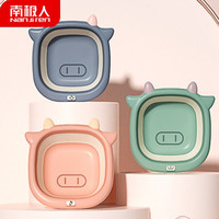 南极人(Nanjiren) 婴儿洗脸盆初生宝宝盆洗脚洗pp盆儿童可折叠盆 3个装