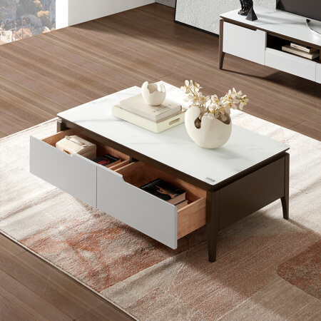 kuka 顾家家居 ptdk057td 钢化玻璃茶几