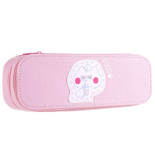 M&G 晨光 APB903JZC 双层大容量笔袋 奶茶猫款 粉色 单个装