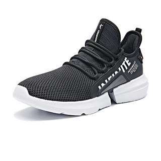 乔丹 男鞋运动鞋透气轻便跑步鞋 XM2590232 黑色/白色 40
