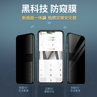 梵帝西诺 iPhoneXS Max/11 Pro Max防窥钢化膜 苹果11Pro Max手机钢化膜 全屏覆盖防偷看贴膜6.5英寸 黑色