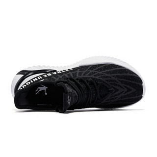 乔丹 女鞋跑步鞋潮流休闲运动老爹鞋 XM4690381 黑色/白色 38.5