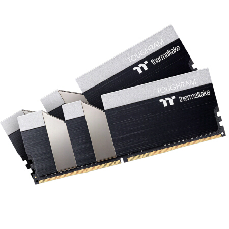 Thermaltake 曜越 钢影 TOUGHRAM DDR4 4000MHz 台式机内存 马甲条 黑色 16GB 8GBx2 R017D408GX2-4000C18A