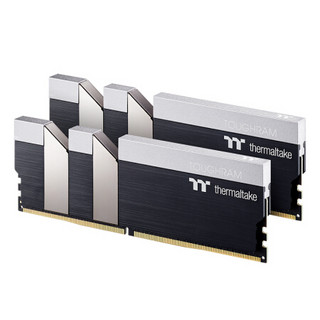 Thermaltake 曜越 钢影 TOUGHRAM DDR4 3200MHz 台式机内存 马甲条 黑色 16GB 8GBx2 R017D408GX2-3200C16A