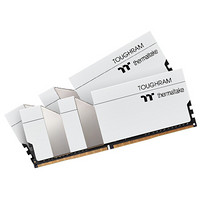 Thermaltake 曜越 TOUGHRAM DDR4 4000MHz 台式机内存 马甲条 白色 16GB 8GBx2 RO20D408GX2-4000C19A