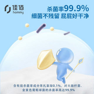 佳佰湿厕纸 40片家庭装 擦除99.9%细菌 清洁湿纸巾湿巾 可搭配卷纸卫生纸使用