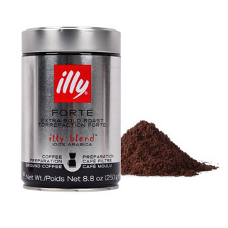 illy 意利 特深烘焙 过滤式咖啡粉 250g