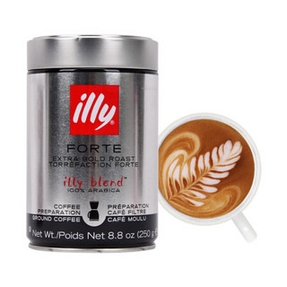 illy 意利 特深烘焙 过滤式咖啡粉 250g