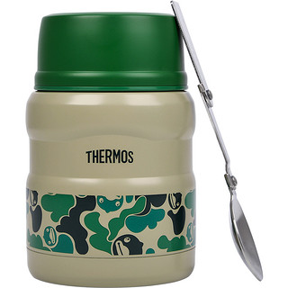 THERMOS 膳魔师 SK3000-BDCG 304不锈钢真空保温杯 470ml 绿色