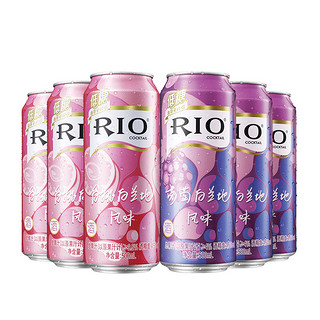 RIO 锐澳 经典口味 500ml*6罐  *4件