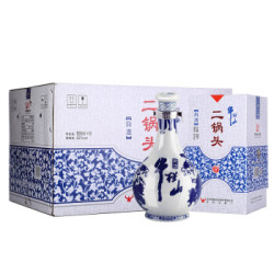 Niulanshan 牛栏山 百年牛栏山二锅头青花瓷52度清香型白酒高度酒 500ml*6瓶