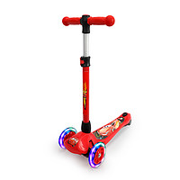 京东PLUS会员：Disney 迪士尼 儿童PU闪光轮可拆卸升降滑板车