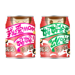 格凌宝 燕麦乳 245ml*4瓶+ 亲子罐椰奶 245ml*4瓶 