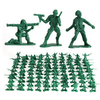 砺能玩具 迷你小军人玩具模型 1/48 小军人三色420只+掩体+陆空八件套+地图
