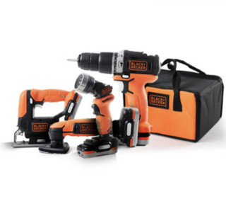 BLACK&DECKER 百得 BDCK123S1S-A9 充电锂电钻套装