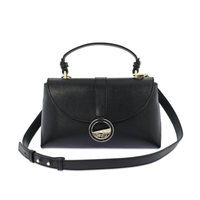 VERSACE 范思哲 Saffiano 黑色手提包LBF0998S-LVSS-L41OC