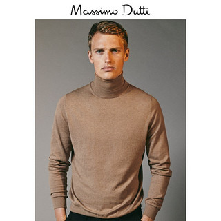 Massimo Dutti 00932324742 男士山羊绒+桑蚕丝高领针织衫