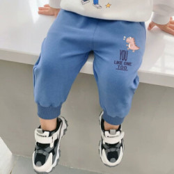 DOUYAGUO 豆芽果  儿童裤子加绒加厚