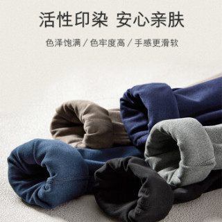 Miiow/猫人保暖内衣】猫人双面磨毛阳离子无痕秋冬情侣男女保暖内衣毛衫 
