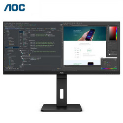 AOC 冠捷  Q34P2C 34英寸 IPS显示器（123%sRGB色域、65W）