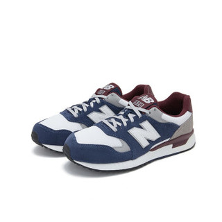 NewBalance 官方2020新款男款女款570系列ML570ATS复古休闲鞋 藏青/白色/灰色 ML570ATW 41.5