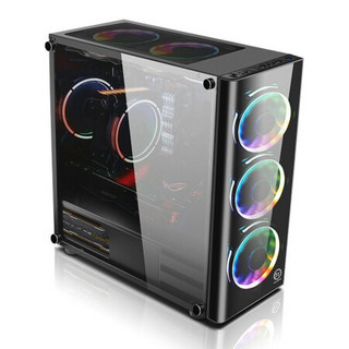 Thermaltake 曜越 启航者V3 RGB ATX机箱 全侧透 黑色