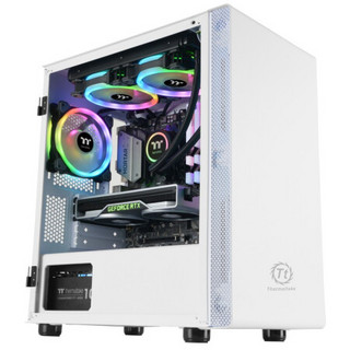 Thermaltake 曜越 启航者A1 MATX机箱 半侧透 珍珠白