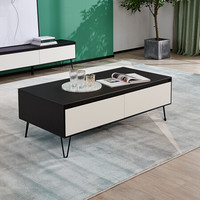 全友家居 茶几现代轻奢茶几客厅家具钢化玻璃台面茶几120779 茶几