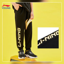 LI-NING 李宁 男童运动卫裤