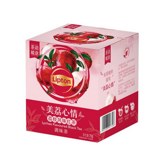 立顿 Lipton 散茶荔枝风味红茶调味茶 70g