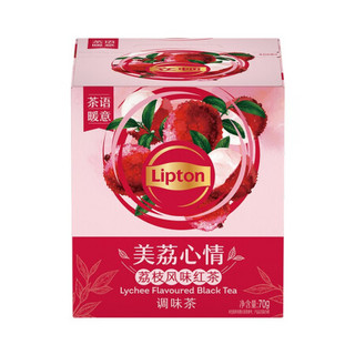 立顿 Lipton 散茶荔枝风味红茶调味茶 70g