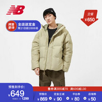 New Balance NB官方2020新款男款AMJ04347保暖70%白鸭绒 立领短款撞色羽绒服 KH AMJ04347 M