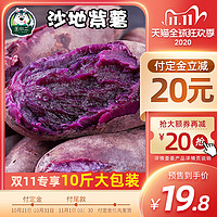 沙地紫薯番薯新鲜地瓜山芋农家香薯果蔬大蕃薯10斤甜
