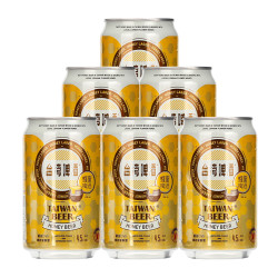 台湾啤酒少女蜂蜜果味啤330ml6罐
