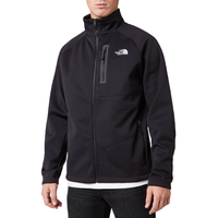 THE NORTH FACE 北面 Canyonlands男士摇粒绒立领长袖夹克外套 黑色